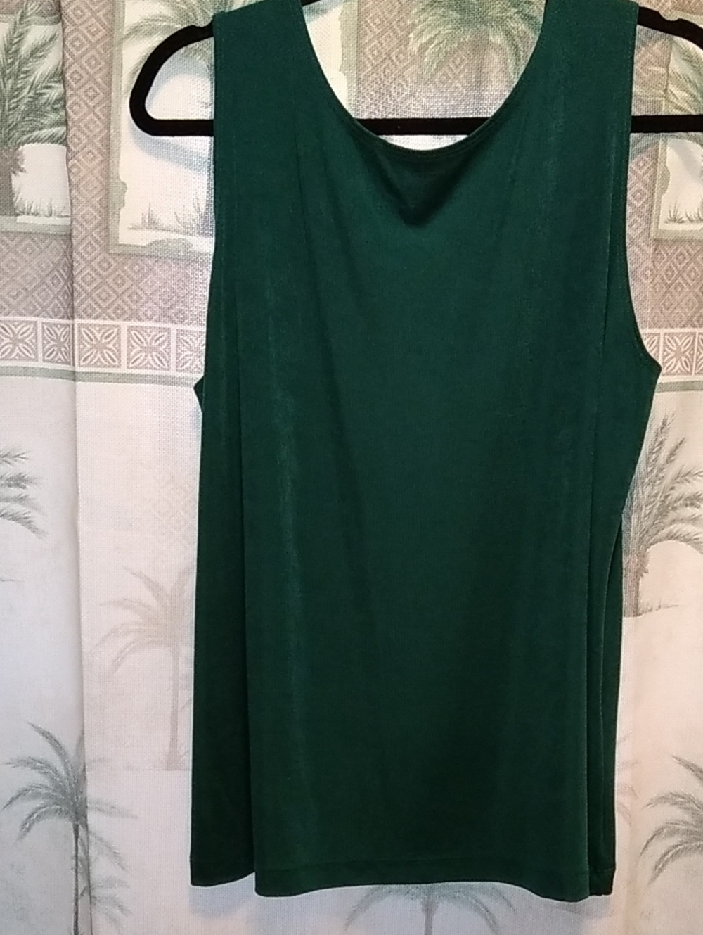 Chicos Travelers  Sleeveless Teal Tank Top - Classic Women's Shell